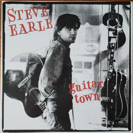 Steve Earle : Guitar Town (LP, Album, RE, 180)