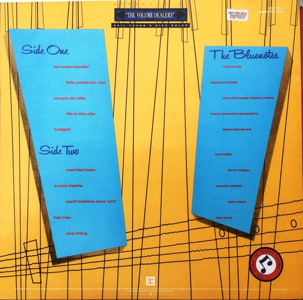 Neil Young & The Bluenotes (5) : This Note's For You (LP, Album)