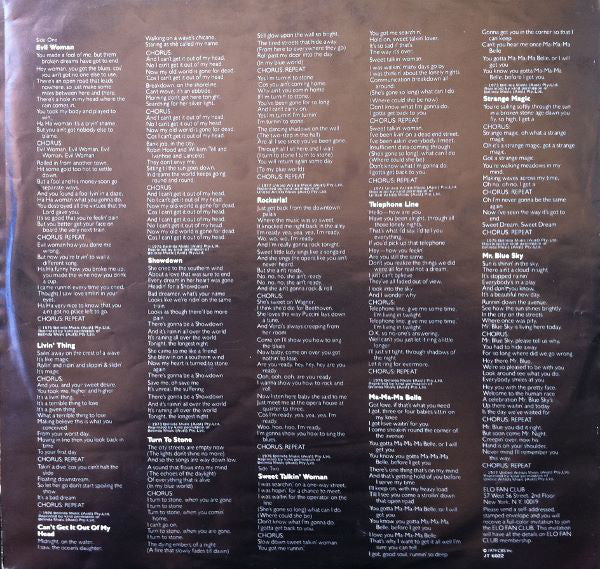 Electric Light Orchestra : ELO's Greatest Hits (LP, Comp)