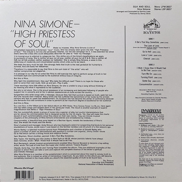 Nina Simone : Silk & Soul (LP, Album, RE)