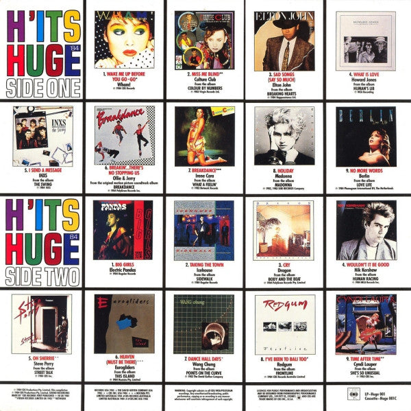 Various : H'its Huge '84 (LP, Comp)