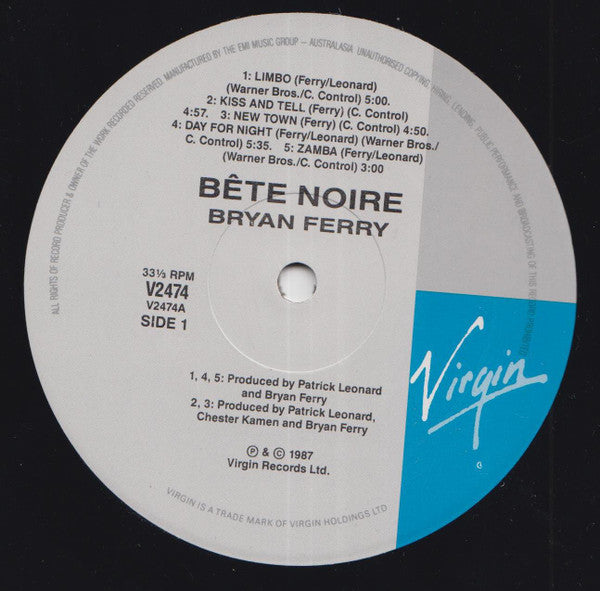 Bryan Ferry : Bête Noire (LP, Album + 12", EP + Ltd)