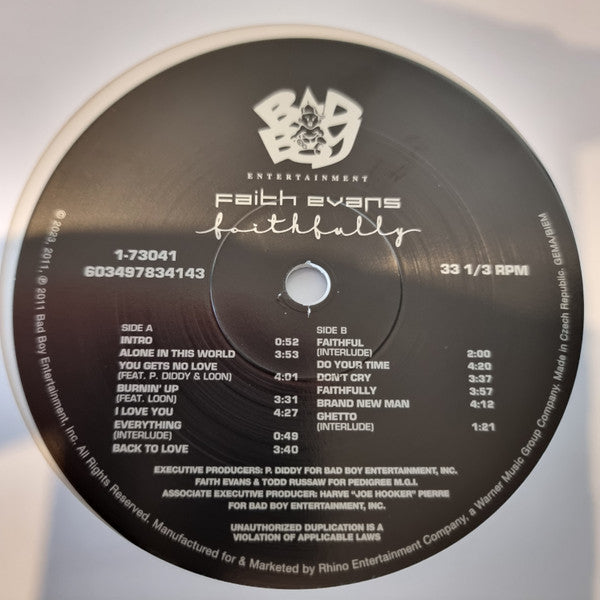 Faith Evans : Faithfully (2xLP, Album, Etch, Ltd, Bla)