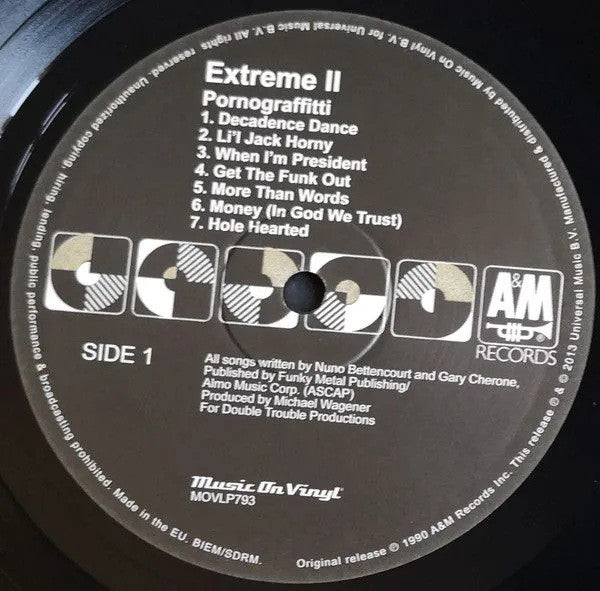 Extreme (2) : Extreme II: Pornograffitti (A Funked Up Fairy Tale) (LP, Album, RE, 180)