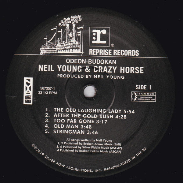 Neil Young With Crazy Horse : Odeon - Budokan (LP, Album)