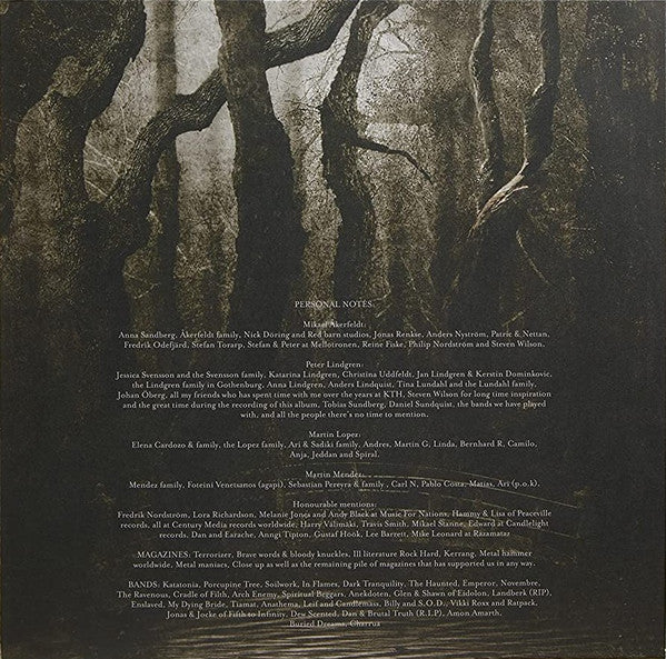 Opeth : Blackwater Park (2xLP, Album, RE, RM, 180)