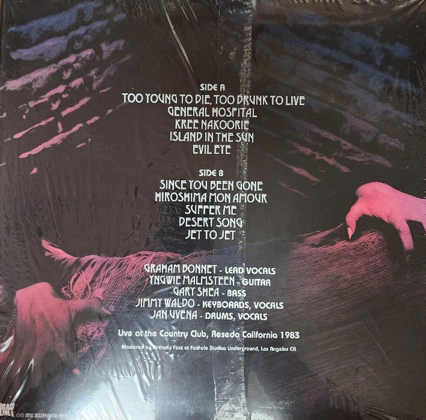 Alcatrazz : Live '83 (LP, Yel)