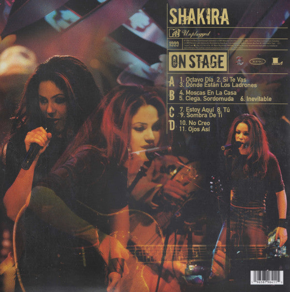 Shakira : MTV Unplugged (2xLP, Album, RE)
