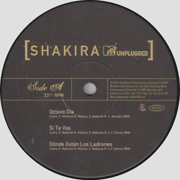 Shakira : MTV Unplugged (2xLP, Album, RE)