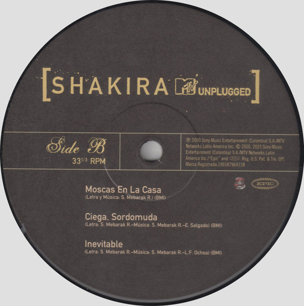 Shakira : MTV Unplugged (2xLP, Album, RE)