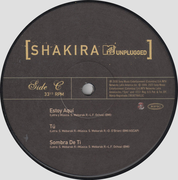 Shakira : MTV Unplugged (2xLP, Album, RE)