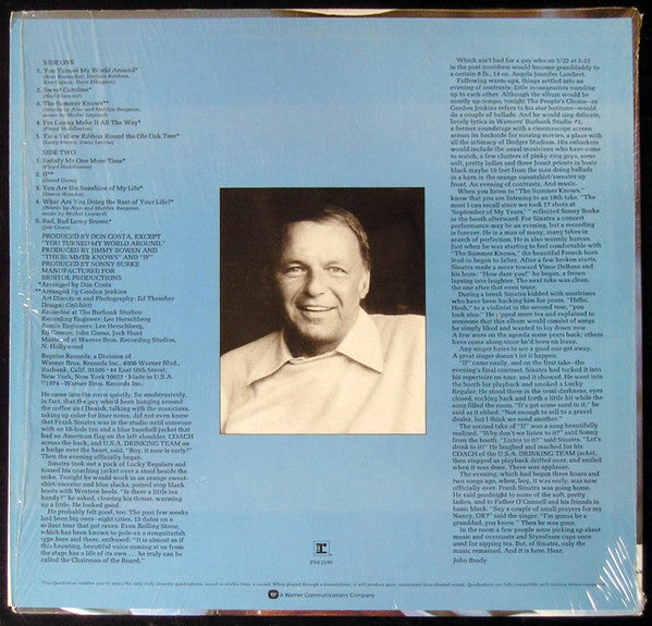 Frank Sinatra : Some Nice Things I've Missed (LP, Album, Quad)