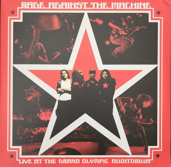 Rage Against The Machine : Live At The Grand Olympic Auditorium (2xLP, Album, RE, RP)