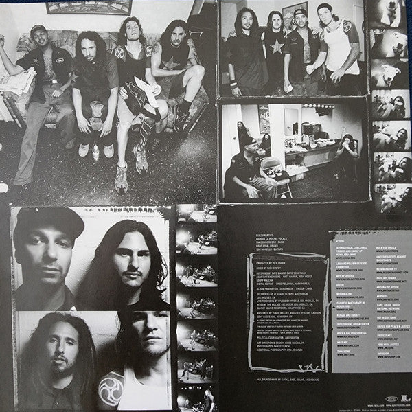 Rage Against The Machine : Live At The Grand Olympic Auditorium (2xLP, Album, RE, RP)