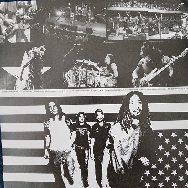 Rage Against The Machine : Live At The Grand Olympic Auditorium (2xLP, Album, RE, RP)