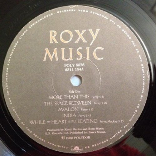Roxy Music : Avalon (LP, Album)