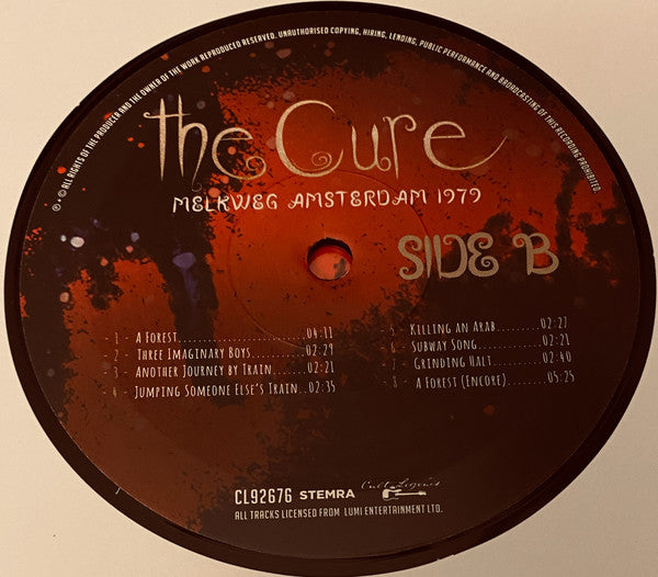 The Cure : Melkweg Amsterdam 1979 (LP, Unofficial)