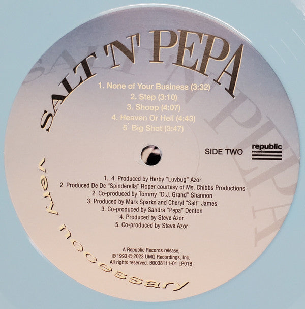 Salt 'N' Pepa : Very Necessary (2xLP, Album, Ltd, Blu)