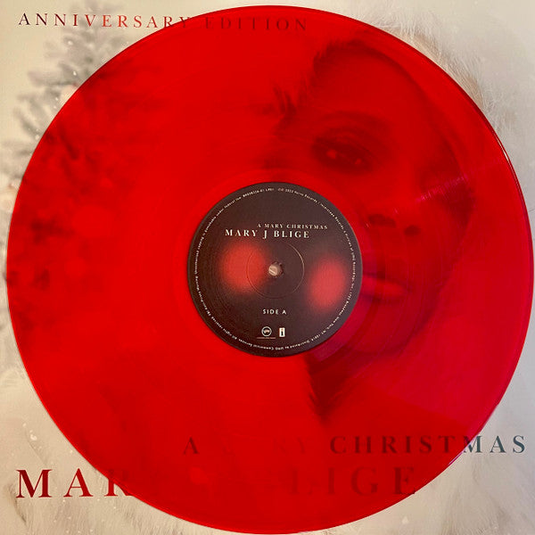 Mary J Blige* : A Mary Christmas (2xLP, Album, Ltd, RE, Red)
