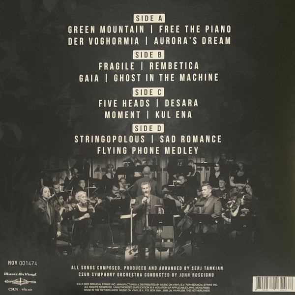 Serj Tankian Featuring CSUN Symphony Orchestra* : Invocations (2xLP, Album, Ltd, Num, Whi)