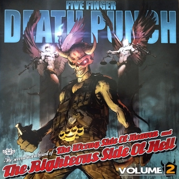 Five Finger Death Punch : The Wrong Side Of Heaven And The Righteous Side Of Hell, Volume 2 (2xLP, Album, Ltd, RP, Gol)