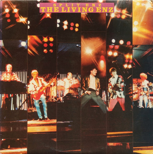 Split Enz : The Living Enz (2xLP, Album)