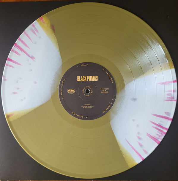 Black Pumas : Chronicles Of A Diamond (LP, Album, Gol)