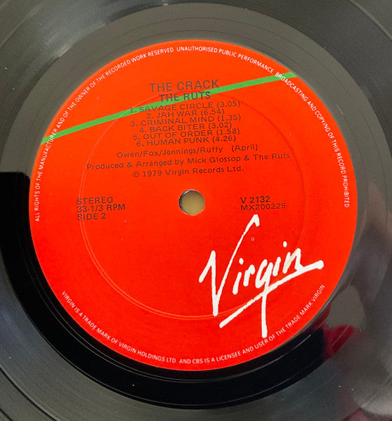 The Ruts : The Crack (LP, Album, RE)