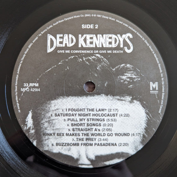 Dead Kennedys : Give Me Convenience Or Give Me Death (LP, Comp, RE)