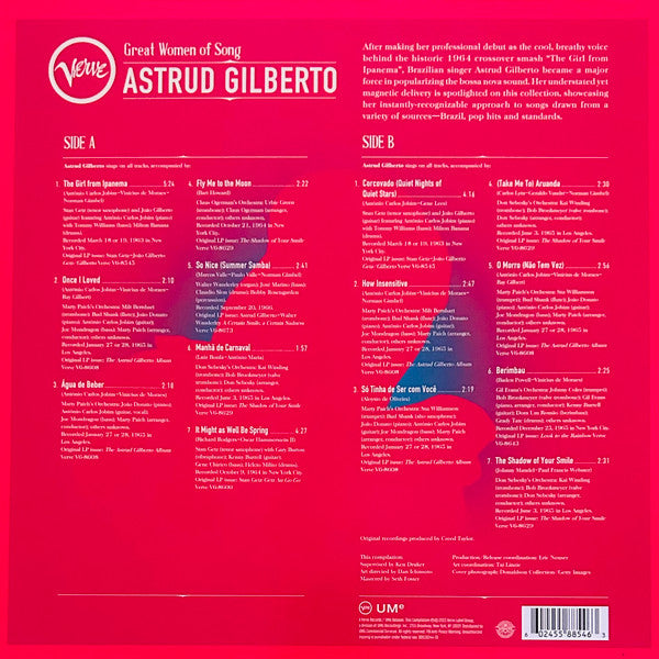 Astrud Gilberto : Great Women Of Song (LP, Comp, Ltd, Neo)