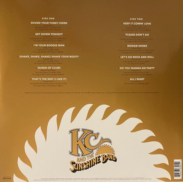 KC And The Sunshine Band* : The Best Of KC And The Sunshine Band (LP, Comp, RE)
