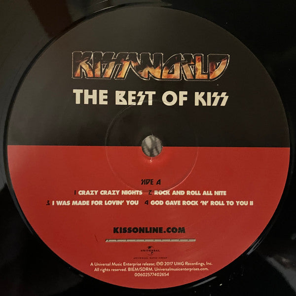 Kiss : Kissworld (The Best Of Kiss) (2xLP, Comp)