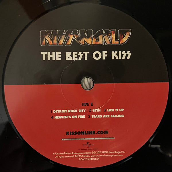 Kiss : Kissworld (The Best Of Kiss) (2xLP, Comp)