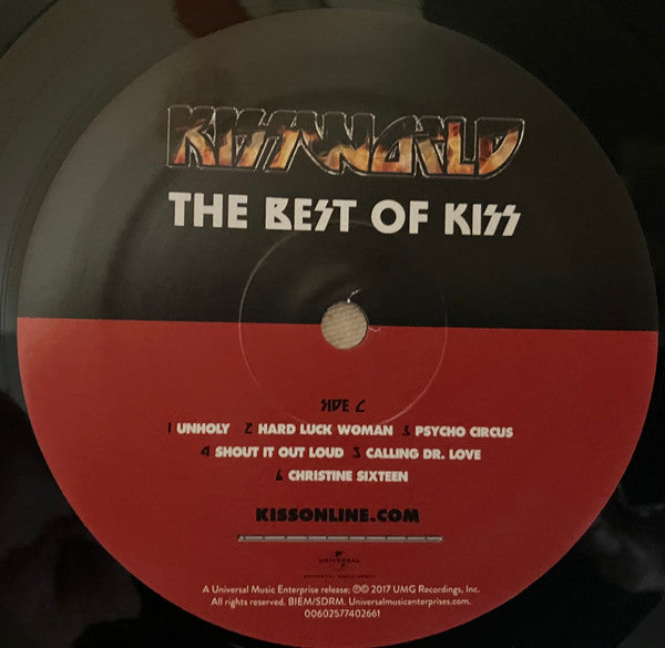 Kiss : Kissworld (The Best Of Kiss) (2xLP, Comp)