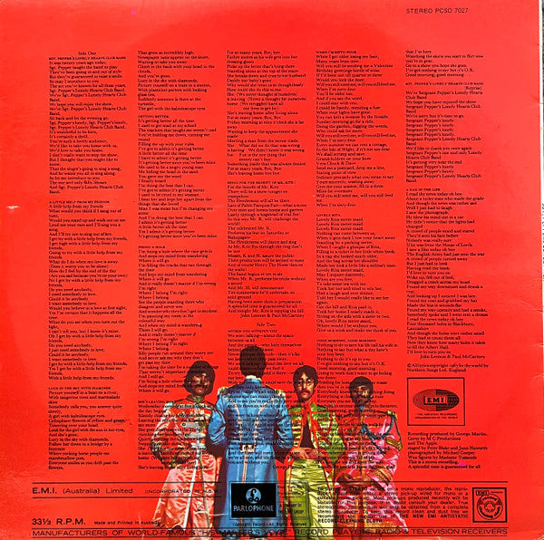 The Beatles : Sgt. Pepper's Lonely Hearts Club Band (LP)
