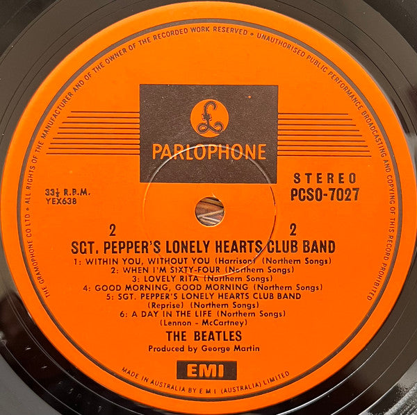 The Beatles : Sgt. Pepper's Lonely Hearts Club Band (LP)
