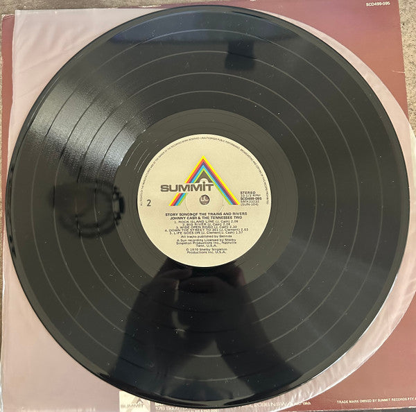Johnny Cash : Story Songs Of The Trains And Rivers (LP, Comp)