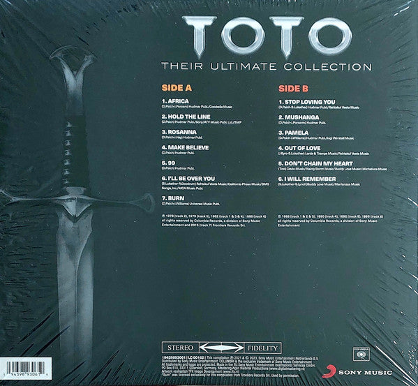 Toto : Their Ultimate Collection (LP, Comp, Ltd, RE, Red)
