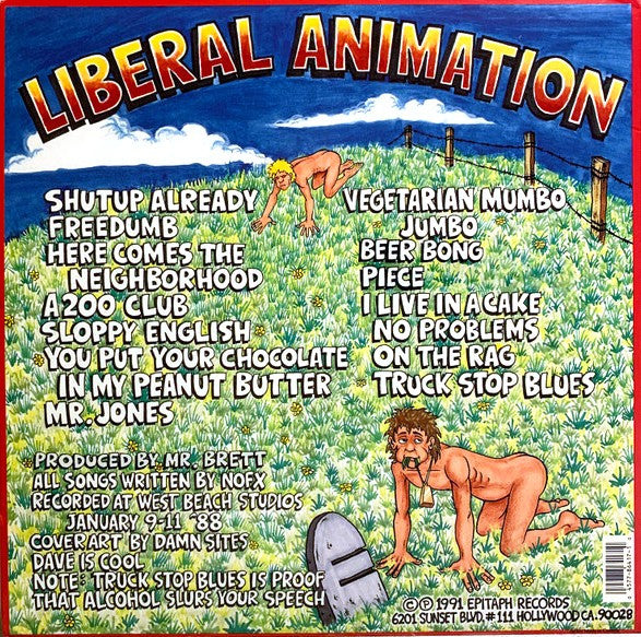 NOFX : Liberal Animation (LP, Album, RE, RP)