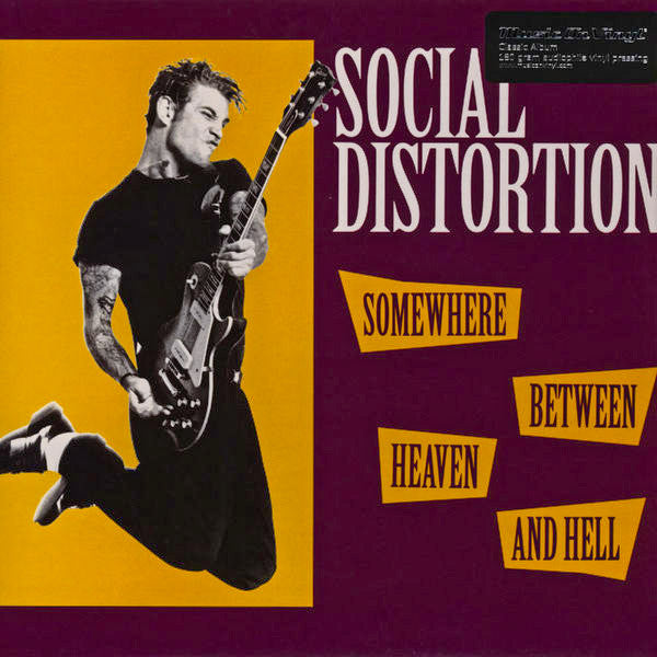 Social Distortion : Somewhere Between Heaven And Hell (LP, Album, RE, 180)