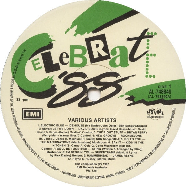 Various : Celebrate '88 (LP, Comp)