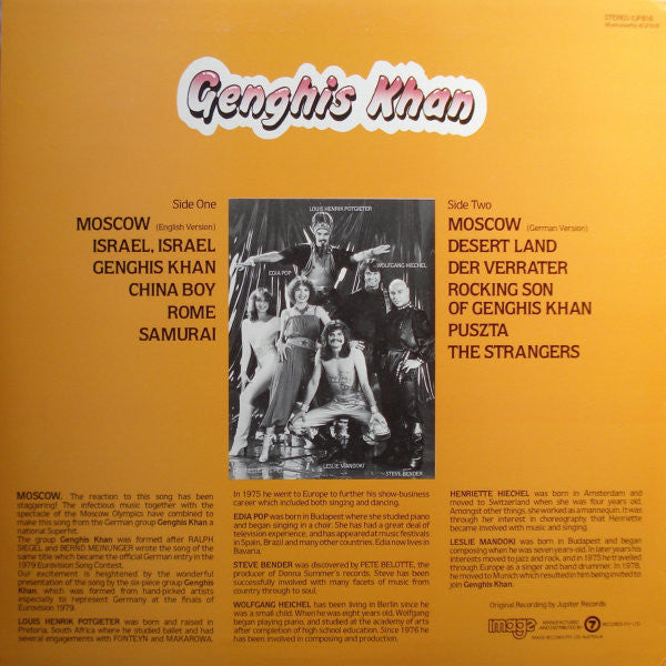 Dschinghis Khan : Genghis Khan (LP, Album)