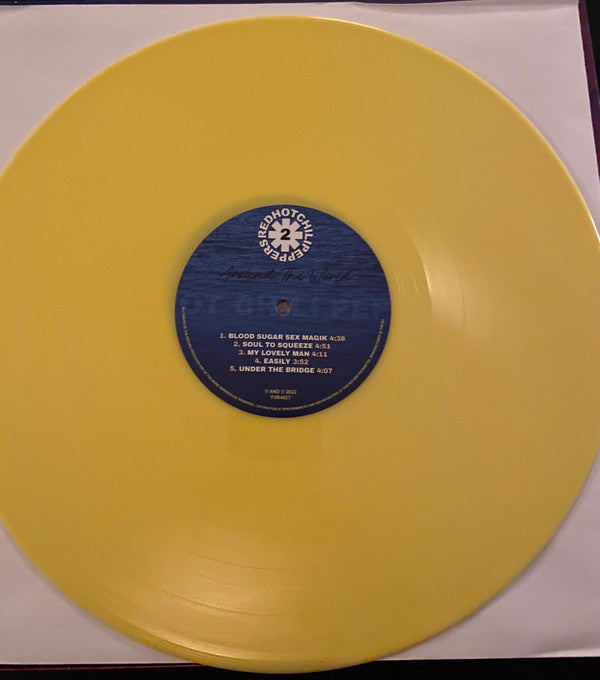 Red Hot Chili Peppers : Around The World (LP, S/Edition, Unofficial, Yel)