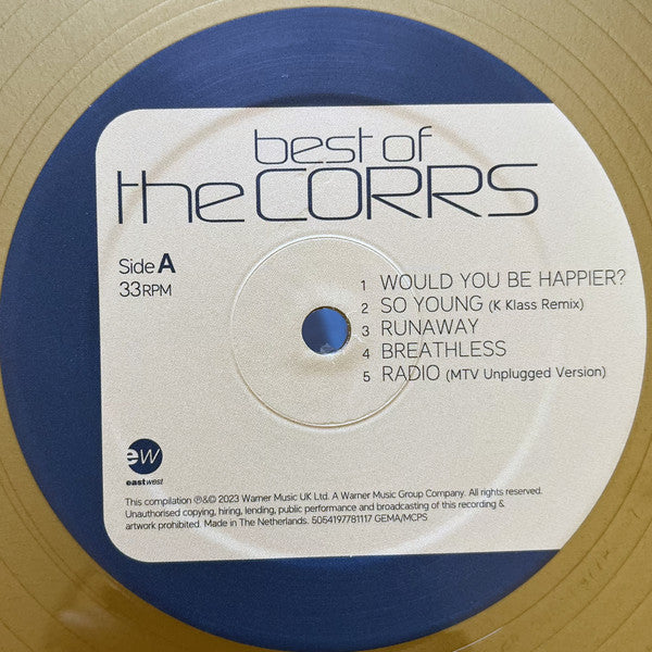 The Corrs : Best Of The Corrs (2xLP, Comp, Ltd, RE, Gol)