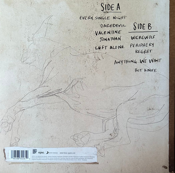 Fiona Apple : The Idler Wheel Is Wiser Than The Driver Of The Screw And Whipping Cords Will Serve You More Than Ropes Will Ever Do (LP, Album, RE, 180)