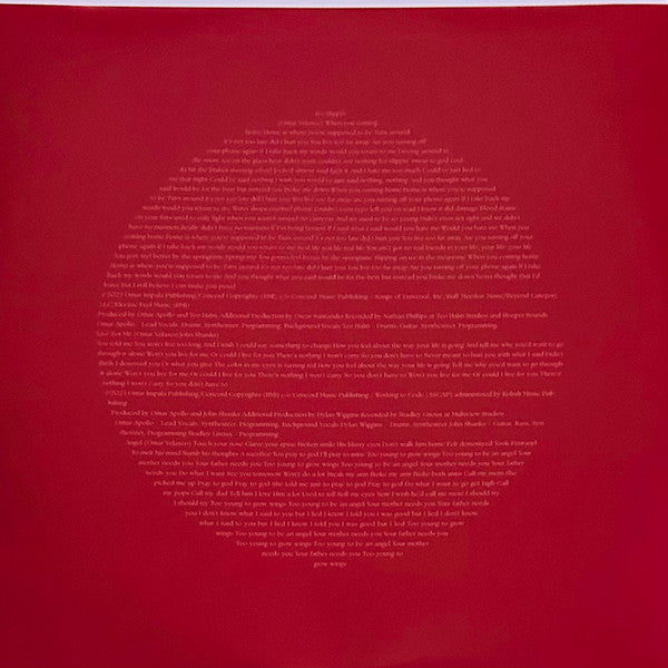 Omar Apollo : Live For Me (LP, EP, Ltd, Bro)