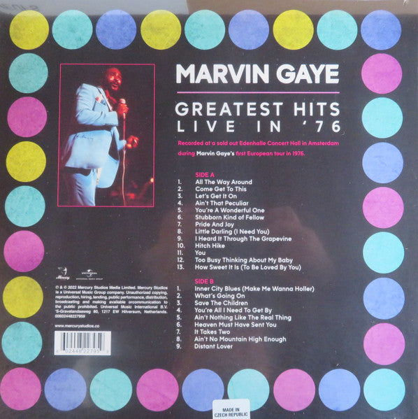 Marvin Gaye : Greatest Hits Live In '76 (LP, Album)