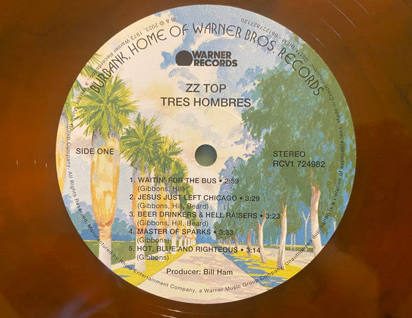 ZZ Top : Tres Hombres (LP, Album, Club, RE, Ora)