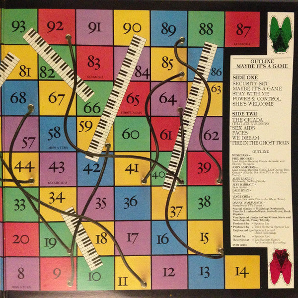 Outline (9) : Maybe It's A Game (LP, Album + 12", EP)