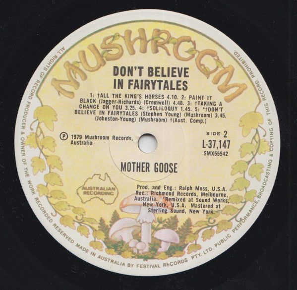 Mother Goose : Don't Believe In Fairytales (LP, Album)